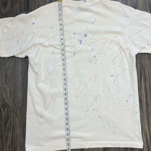 Fruit Of The Loom Vintage Single Stitch Floral Short Sleeve T-Shirt Size XL - Picture 8 of 8